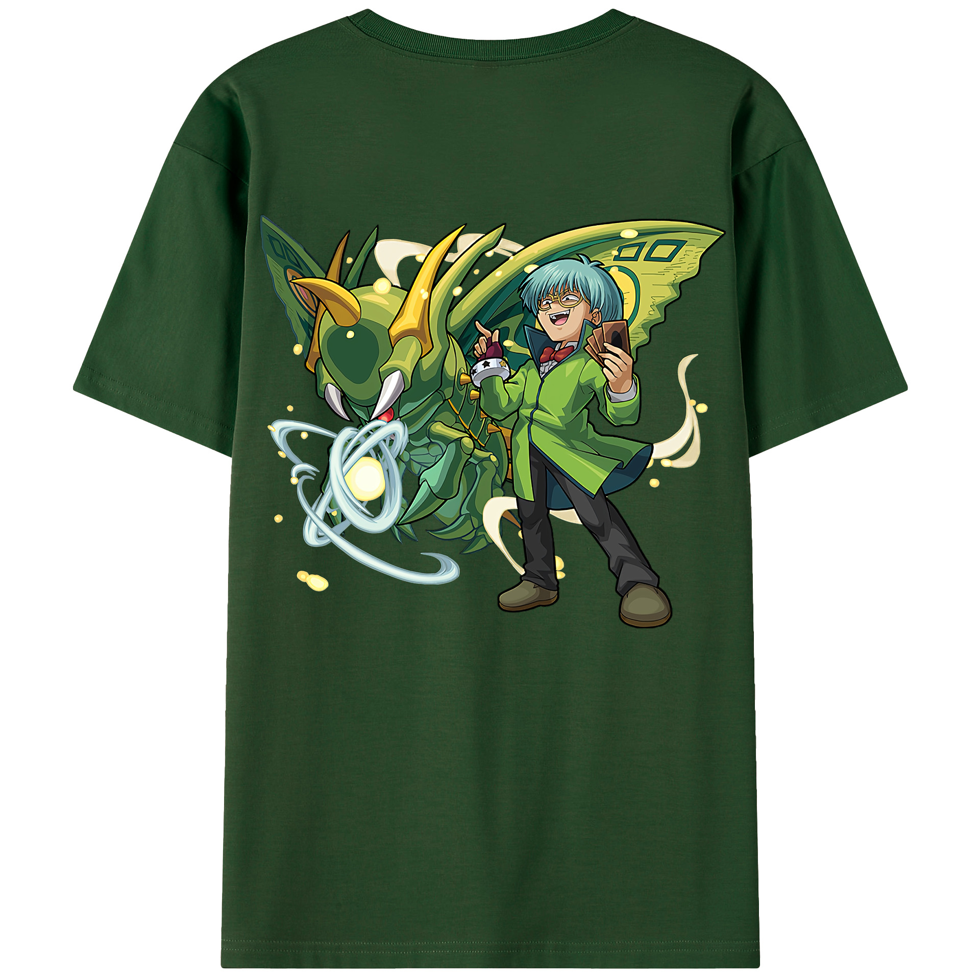 （画像用） 遊☆戯☆王 Yu-Gi-Oh! 綿100％半袖Tシャツ（背面プリント）